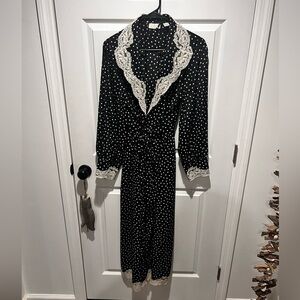 Vintage Victoria secret robe gold label medium large